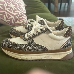 Madewell Women's Kickoff Sneakers - Olive Grove Multi